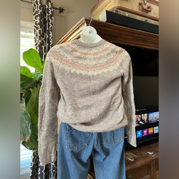 INES DE LA FRESSANGE Paris Wool Blend Button Up Cardigan Women’s Large Neutral - Picture 5 of 10